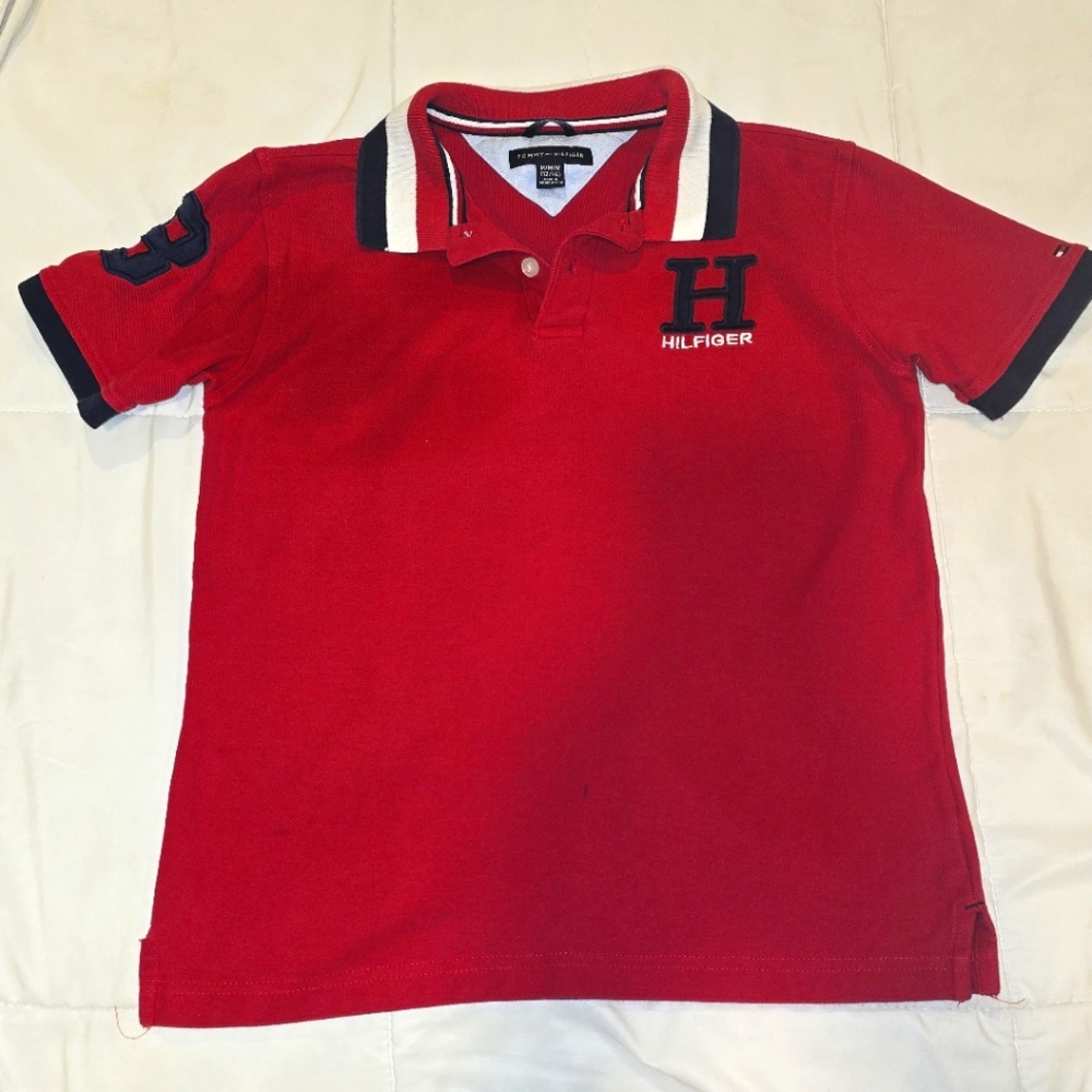 Kids Red Polo Shirt